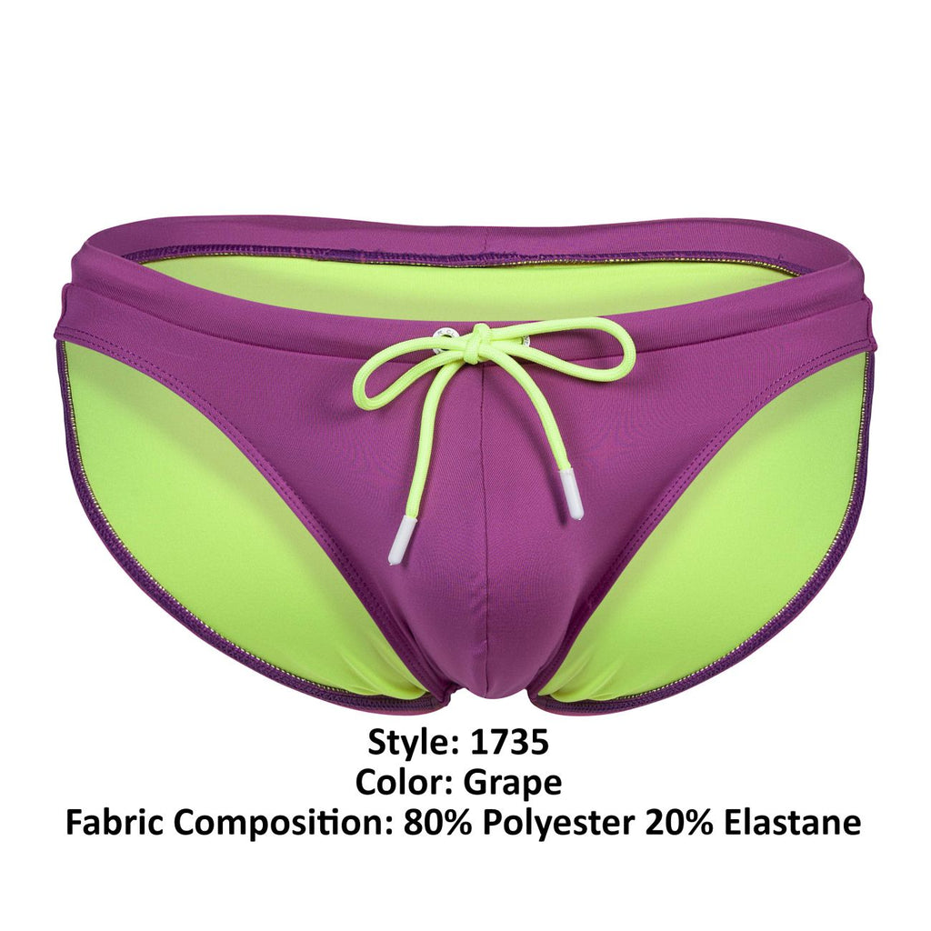 Clever 1735 Vivo Swim Briefs Color Grape - DealByEthan.gay loves Clever