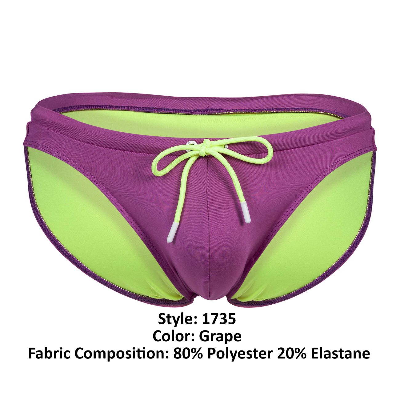 Clever 1735 Vivo Swim Briefs Color Grape - DealByEthan.gay loves Clever