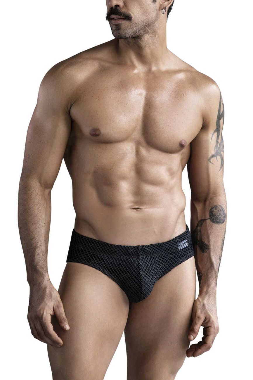 Clever 1743 Island Swim Briefs Color Black - DealByEthan.gay loves Clever