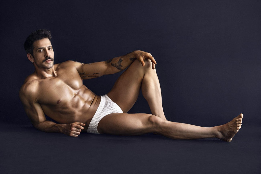 Clever 1743 Island Swim Briefs Color White - DealByEthan.gay loves Clever