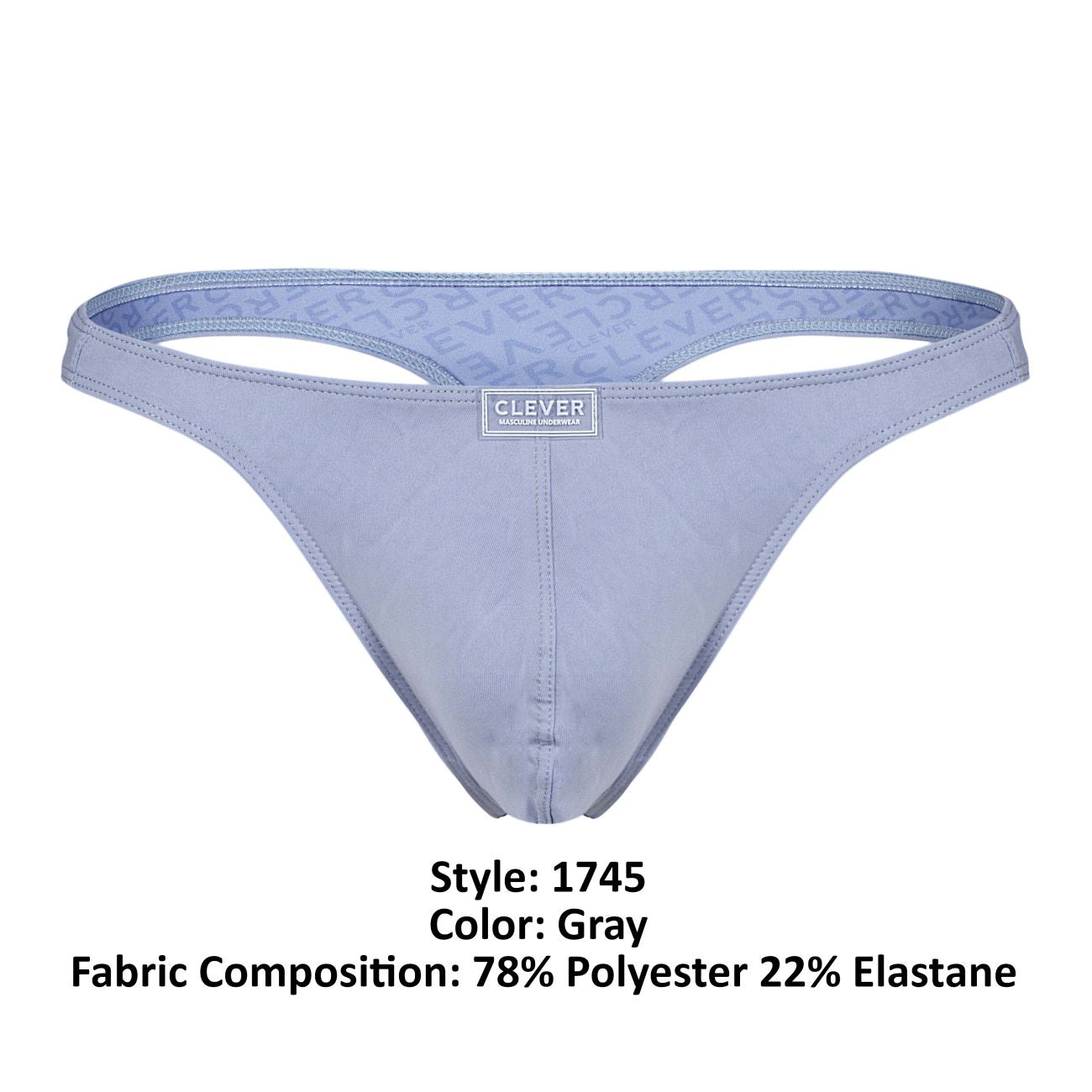 Clever 1745 Optimo Thongs Color Gray - DealByEthan.gay loves Clever