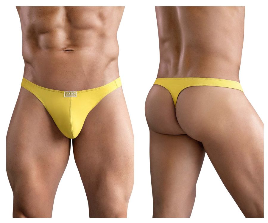 Clever 1745 Optimo Thongs Color Mustard - DealByEthan.gay loves Clever