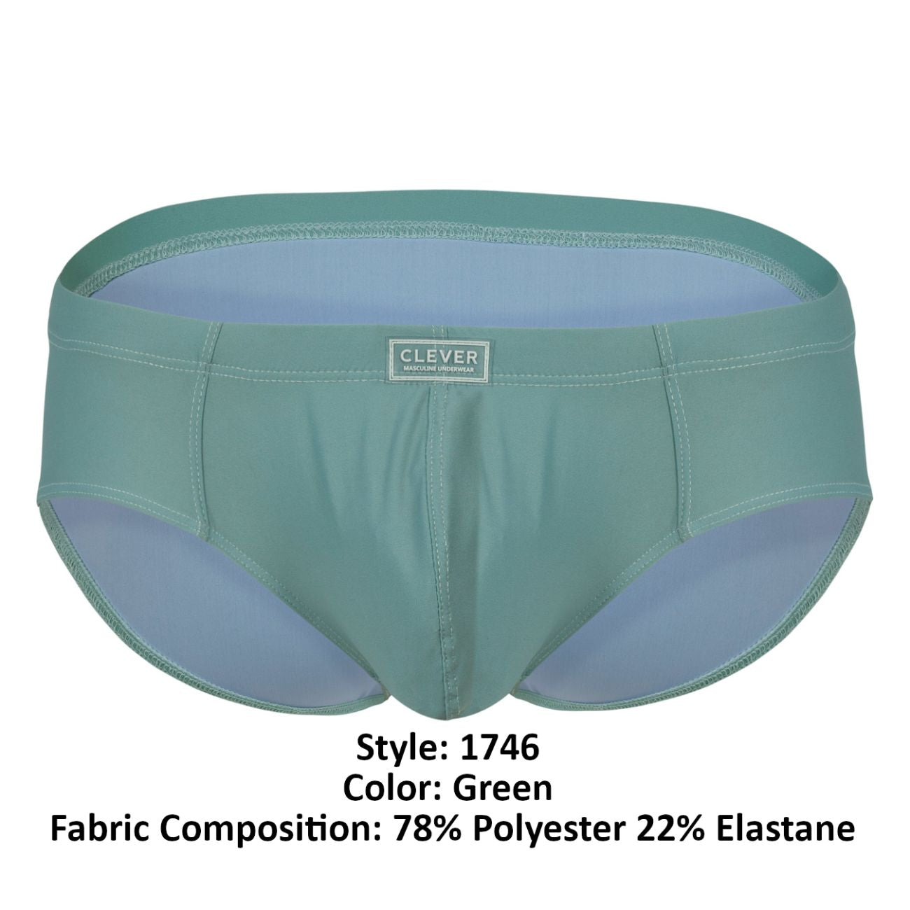 Clever 1746 Pastel Slip Farbe Grün