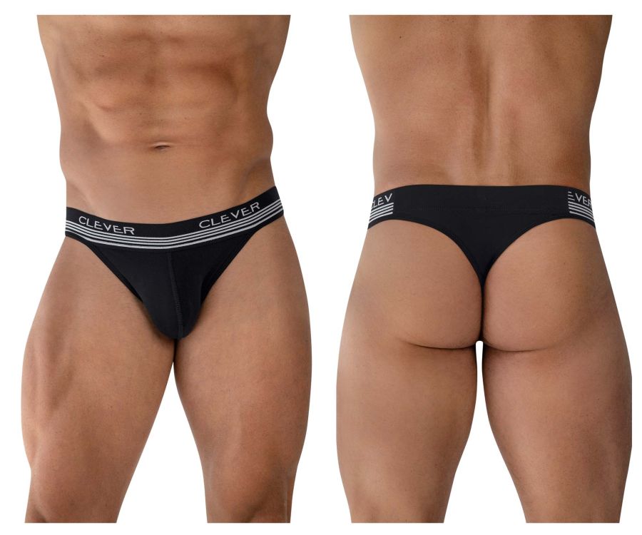 Clever 1748 Emotion Thongs Color Black - DealByEthan.gay loves Clever