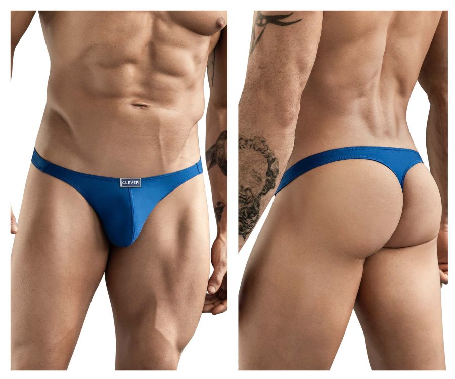 Clever 1773 Cactus Thongs Color Blue - DealByEthan.gay loves Clever