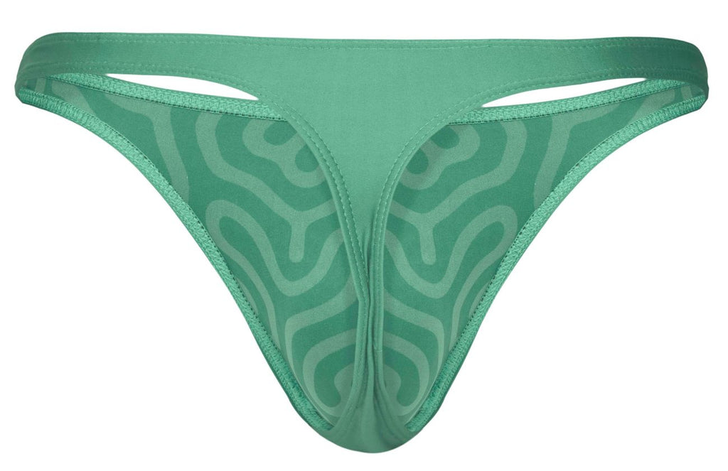 Clever 1773 Cactus Thongs Color Green - DealByEthan.gay loves Clever