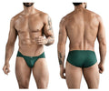 Dark green clever 1775 optimo briefs with smooth stretchy fabric and subtle front brand logo in a form-fitting design