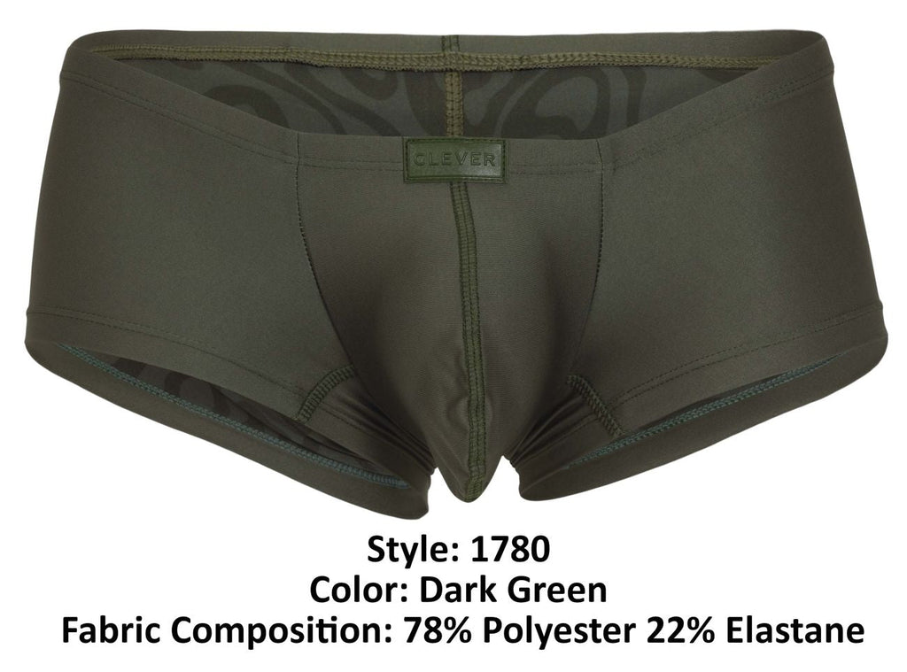 Clever 1780 Maya Trunks Color Dark Green - DealByEthan.gay loves Clever