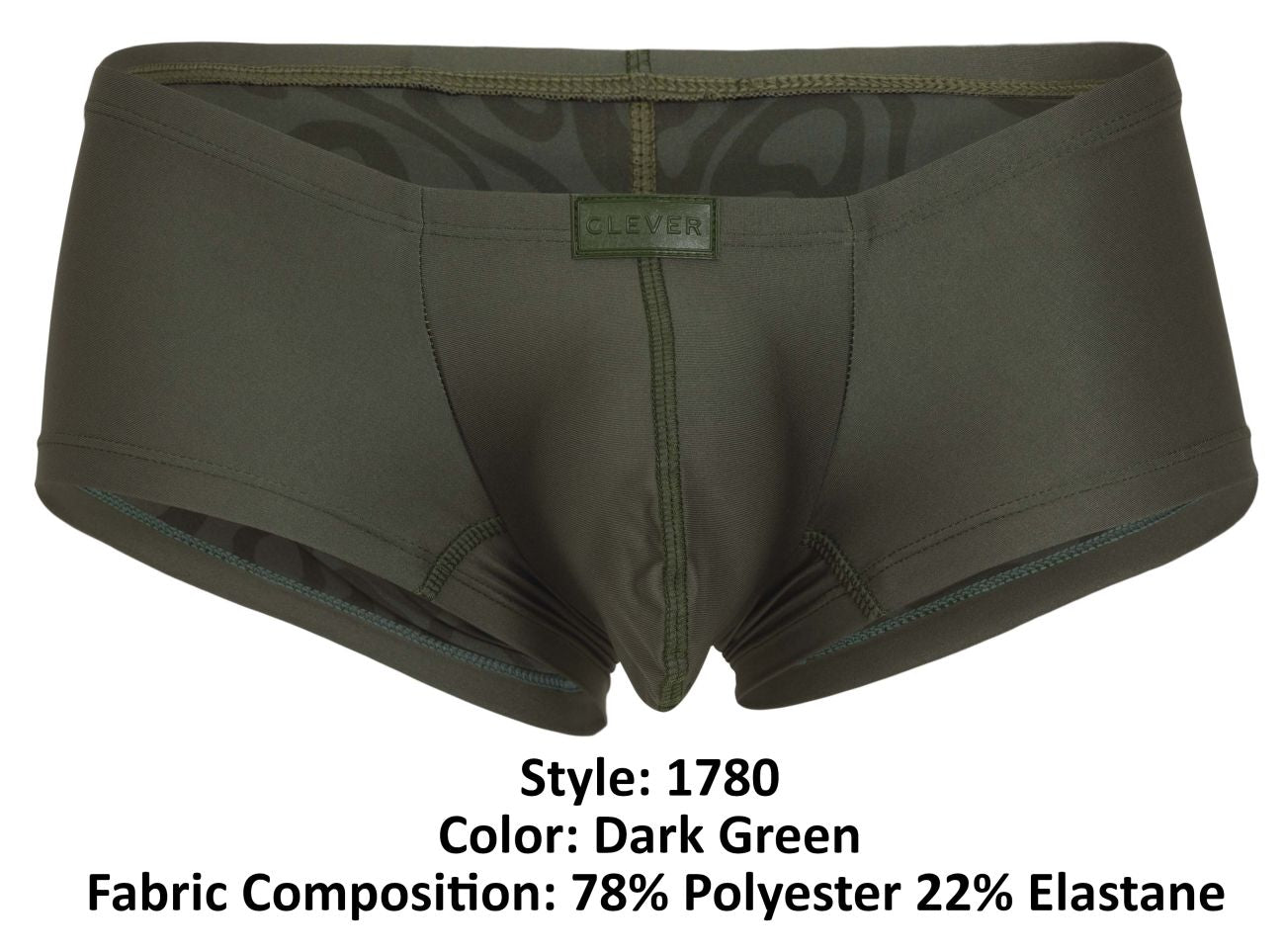 Clever 1780 Maya Trunks Color Dark Green - DealByEthan.gay loves Clever