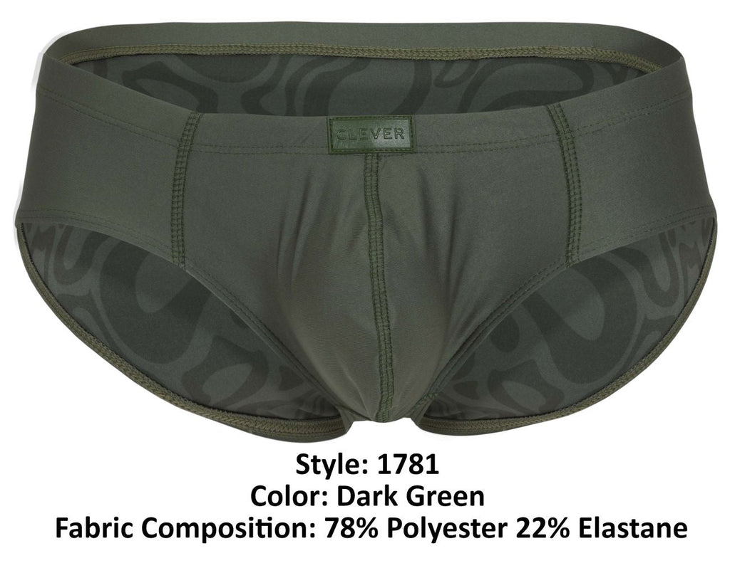 Clever 1781 Maya Slip Farbe Dunkelgrün