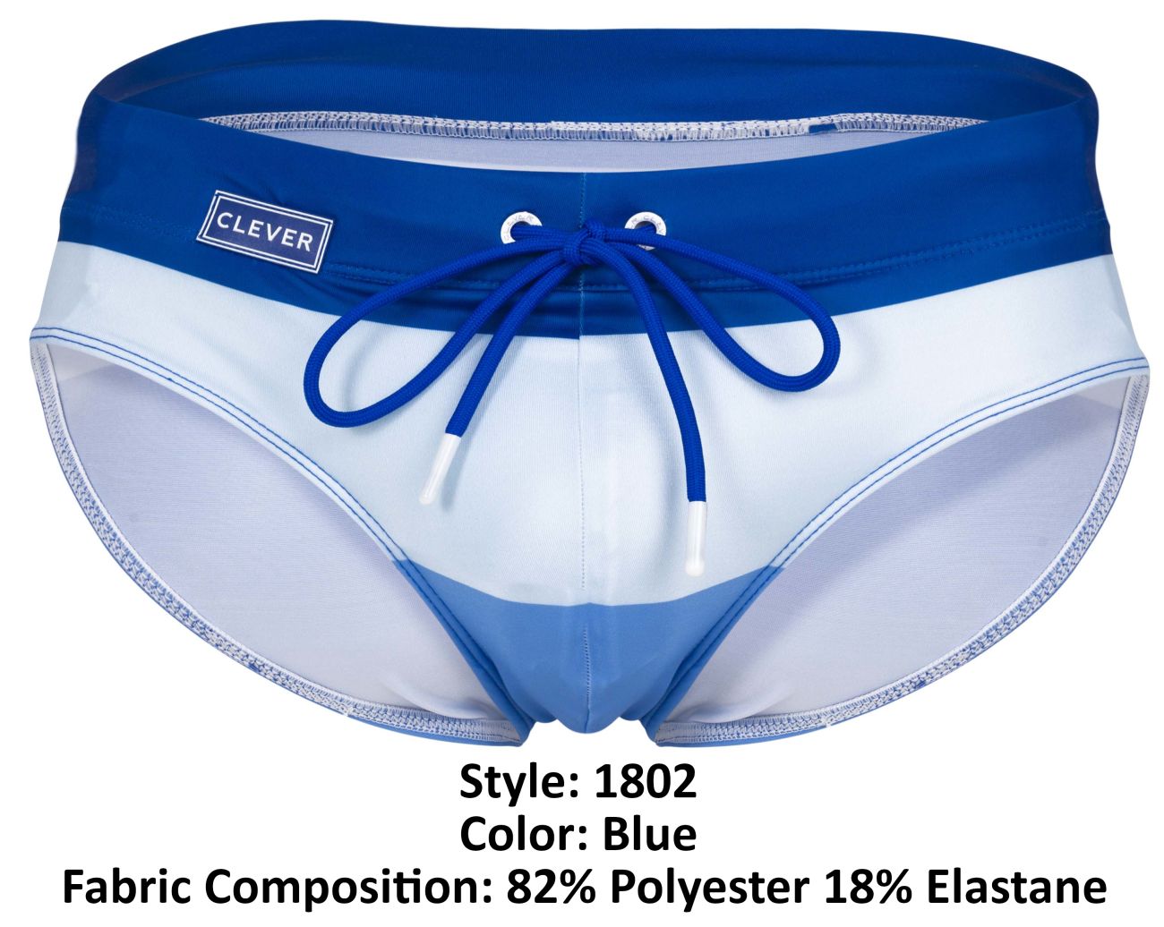 Clever 1802 Wave Badeslip Farbe Blau