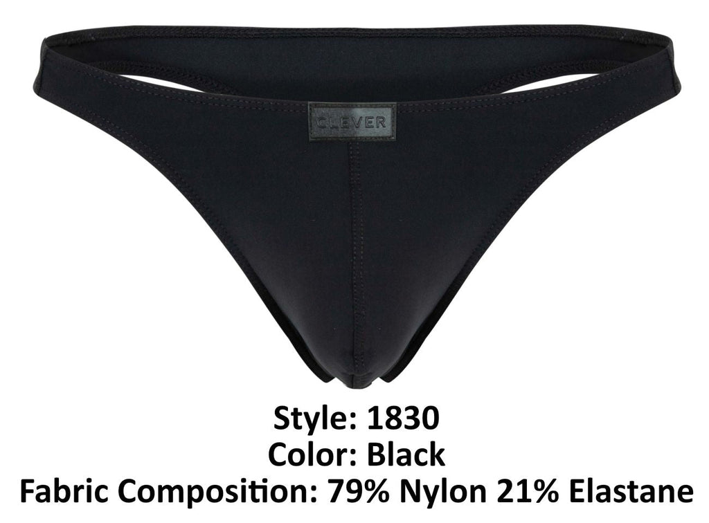 Clever 1830 Desirable Thongs Color Black - DealByEthan.gay loves Clever