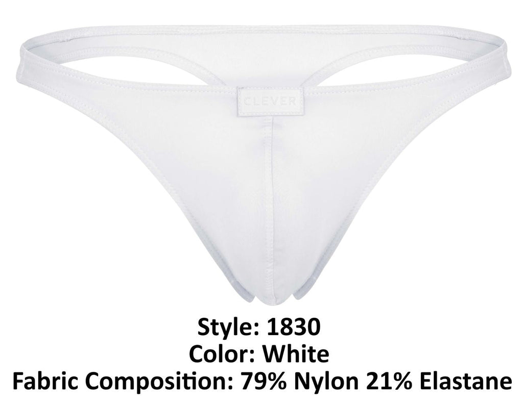 Clever 1830 Desirable Thongs Color White - DealByEthan.gay loves Clever