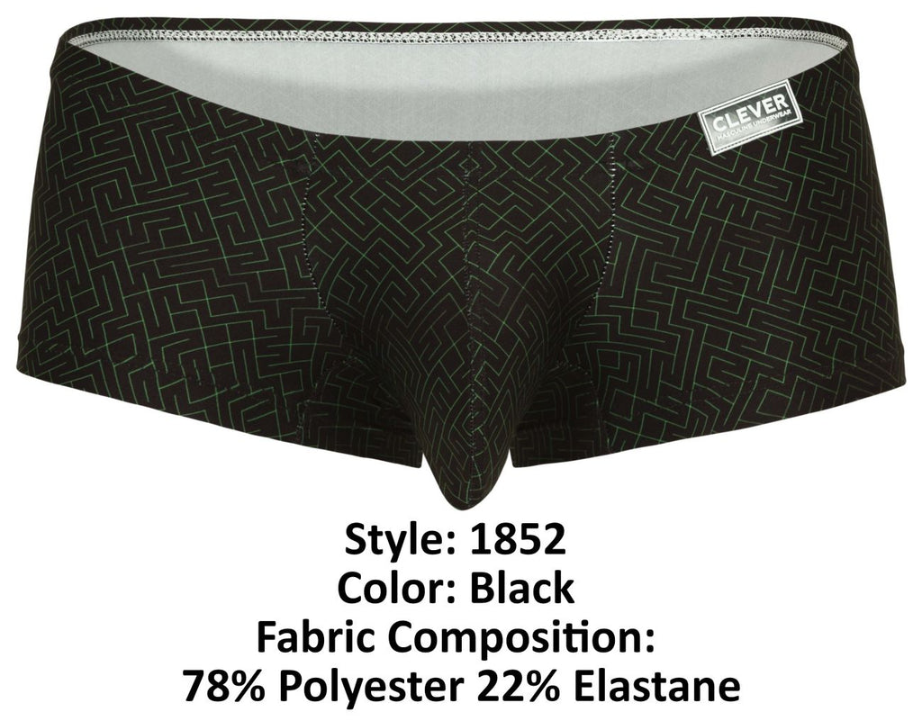 Clever 1852 Laberin Trunks Color Black - DealByEthan.gay loves Clever