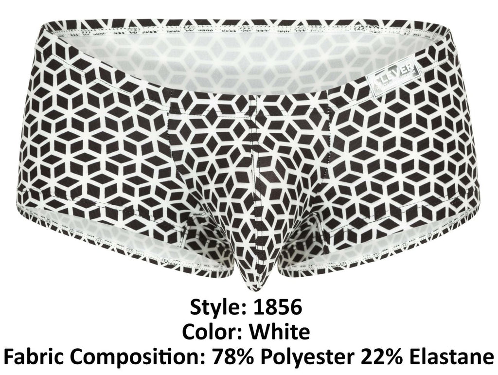 Clever 1856 Cuadricula Trunks Color White - DealByEthan.gay loves Clever