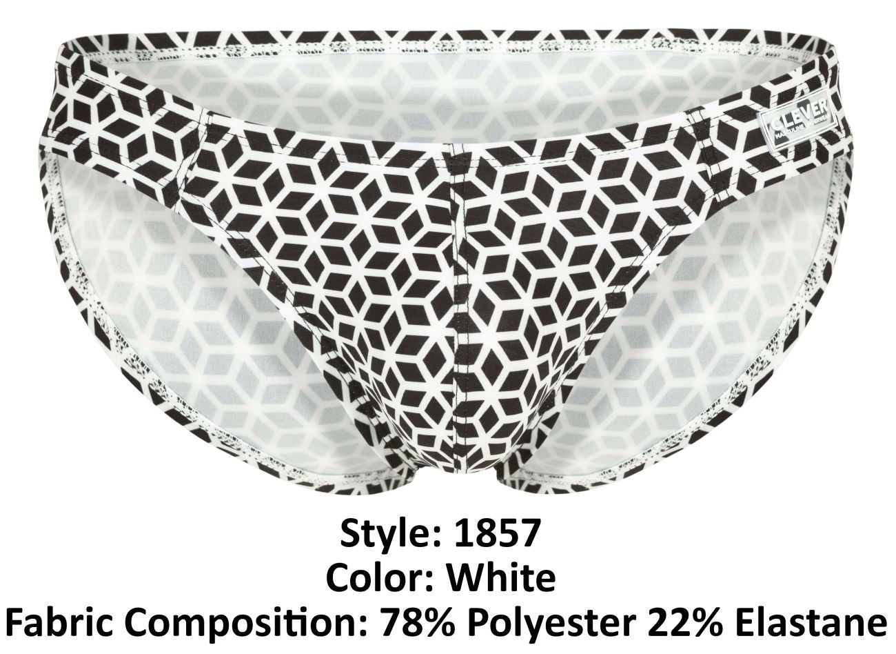 Clever 1857 Cuadricula Bikini Color White - DealByEthan.gay loves Clever