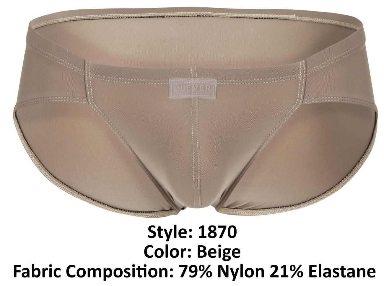 Clever 1870 Audaz Bikini Color Beige - DealByEthan.gay loves Clever