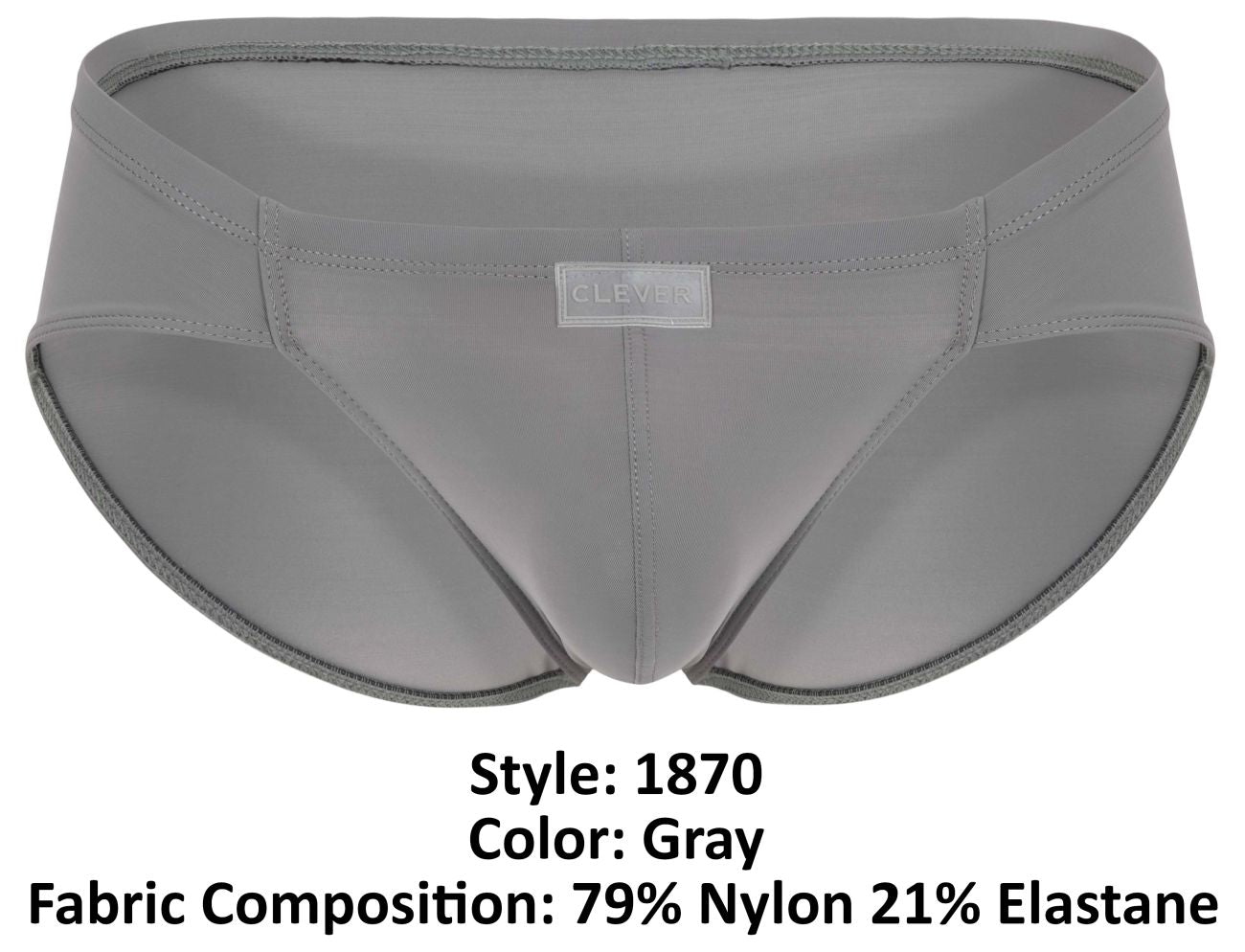 Clever 1870 Audaz Bikini Color Gray - DealByEthan.gay loves Clever