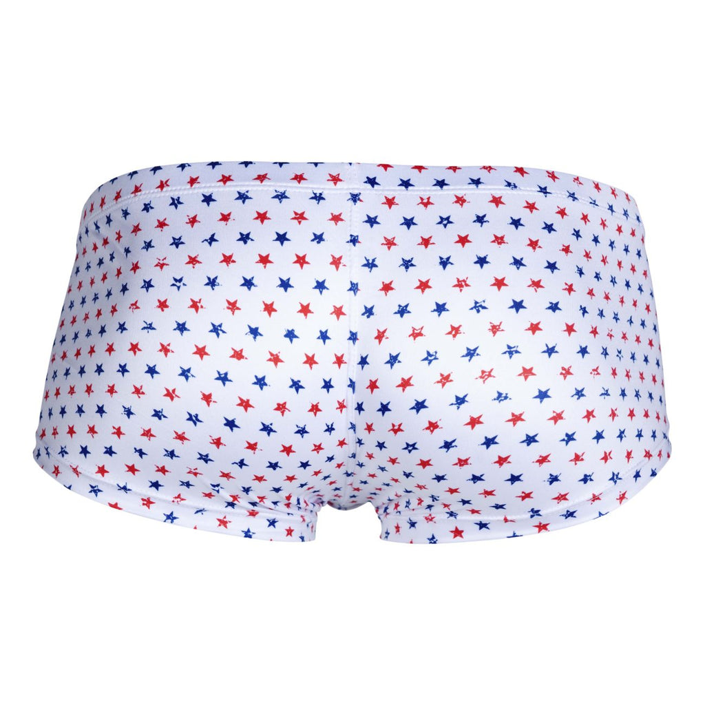 Clever 229949 3PK Autralian Latin Trunks Color Red-Blue-White - DealByEthan.gay loves Clever