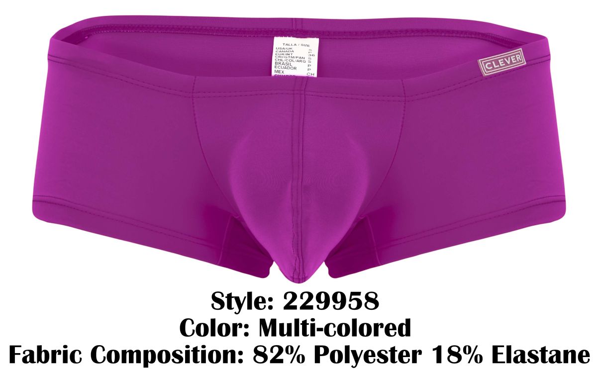 Clever 229958 3PK Australian Latin Trunks Color Multi-colored - DealByEthan.gay loves Clever