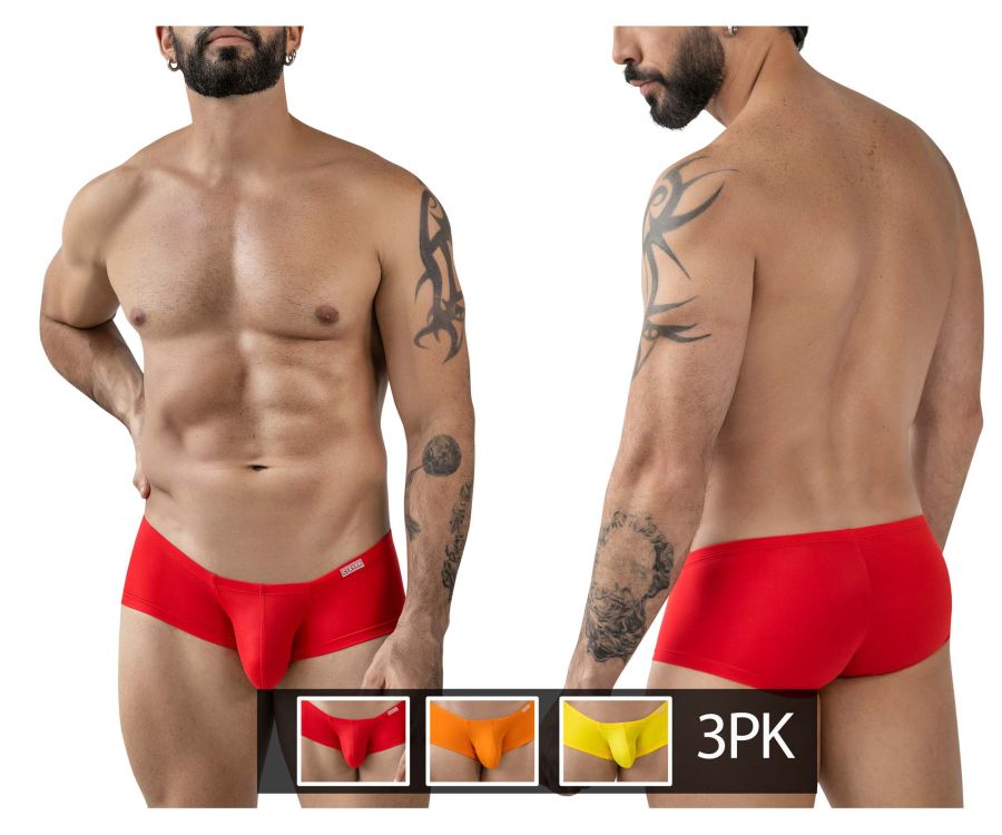 Clever 229959 3PK Australian Latin Trunks Color Multi-colored - DealByEthan.gay loves Clever