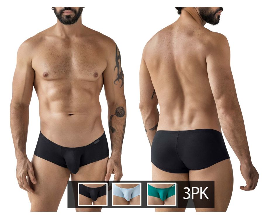 Clever 229960 3PK Australian Latin Trunks Color Multi-colored - DealByEthan.gay loves Clever