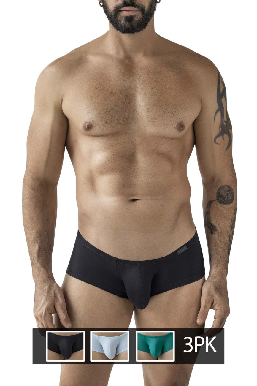 Clever 229960 3PK Australian Latin Trunks Color Multi-colored - DealByEthan.gay loves Clever