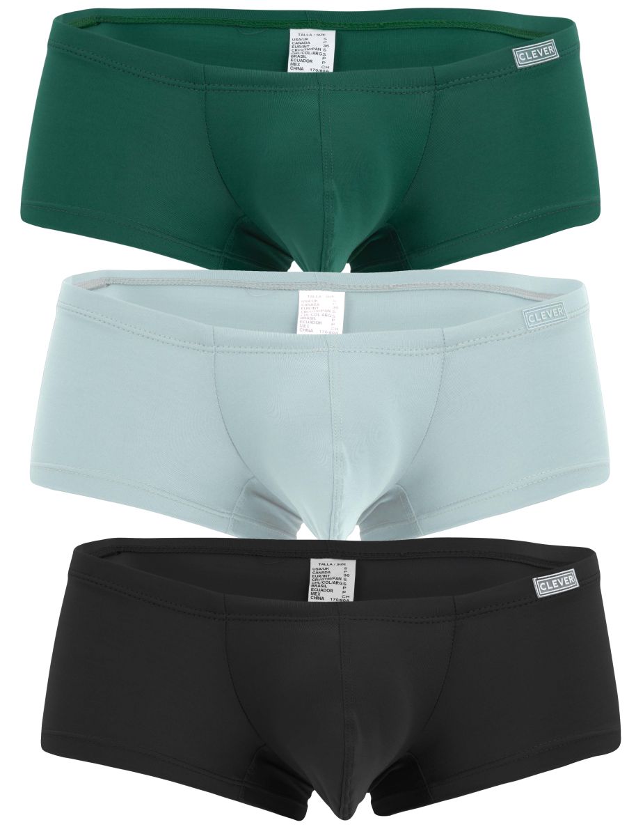 Clever 229960 3PK Australian Latin Trunks Color Multi-colored - DealByEthan.gay loves Clever
