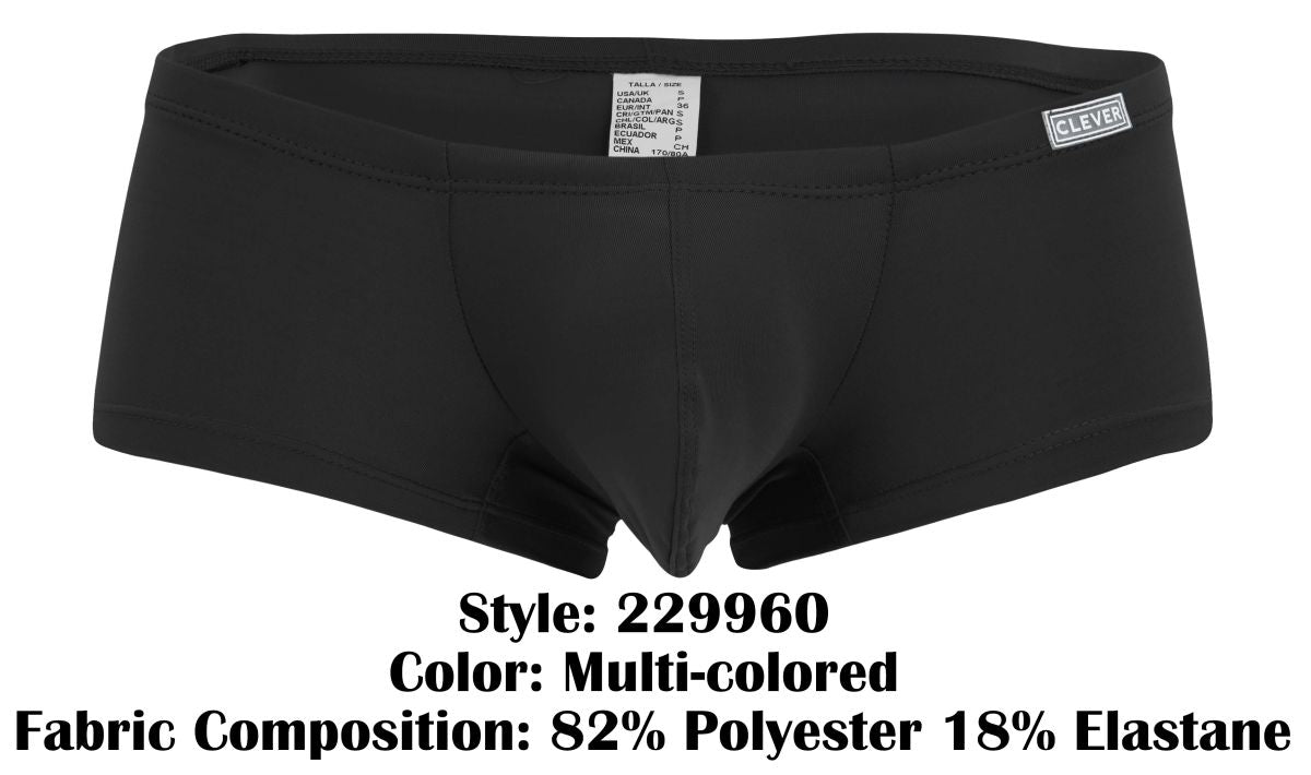 Clever 229960 3PK Australian Latin Trunks Color Multi-colored - DealByEthan.gay loves Clever