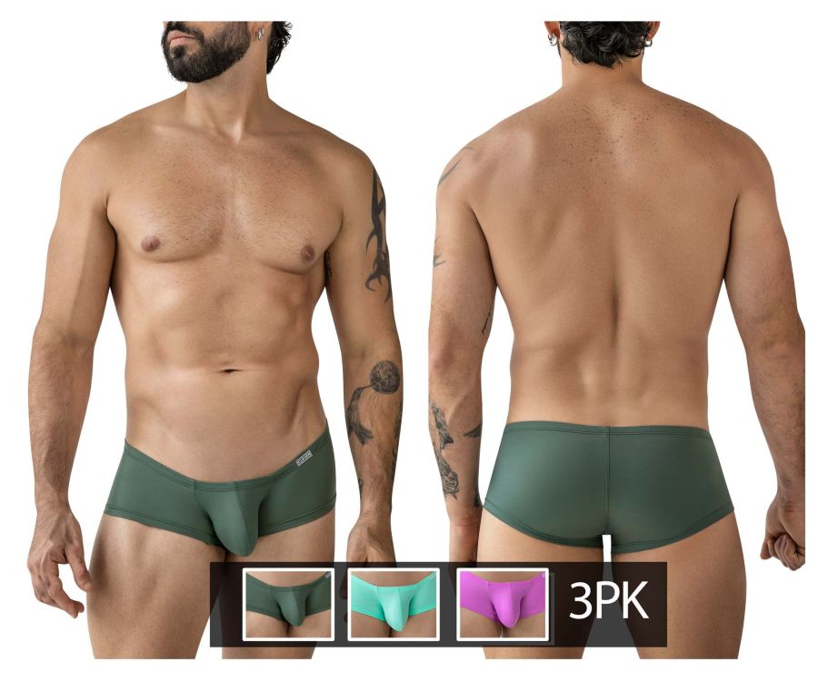 Clever 229961 3PK Australian Latin Trunks Color Multi-colored - DealByEthan.gay loves Clever