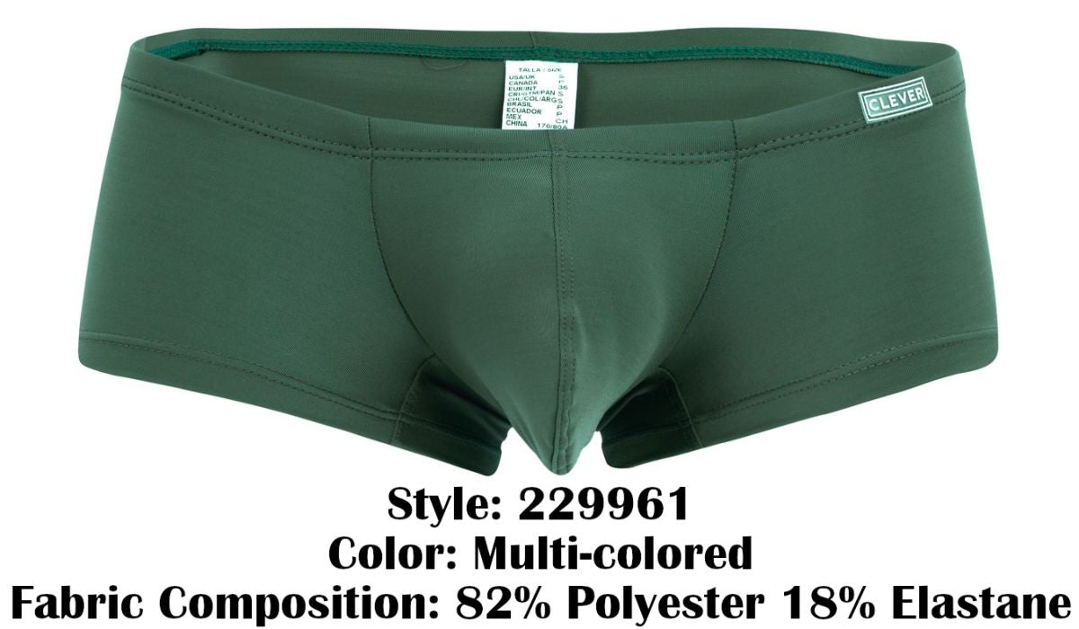 Clever 229961 3PK Australian Latin Trunks Color Multi-colored - DealByEthan.gay loves Clever