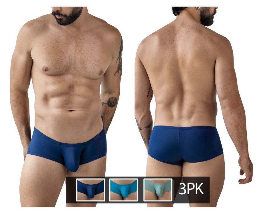 Clever 229962 3PK Australian Latin Trunks Color Multi-colored - DealByEthan.gay loves Clever