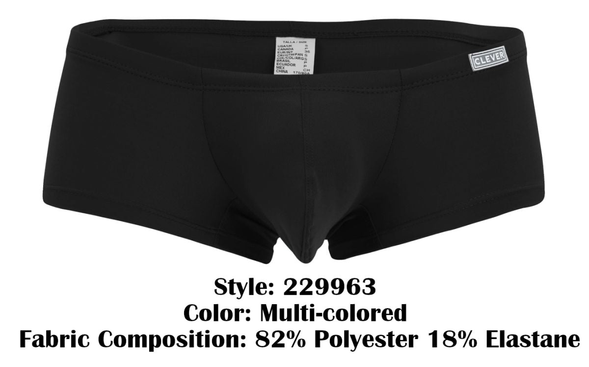 Clever 229963 3PK Australian Latin Trunks Color Multi-colored - DealByEthan.gay loves Clever
