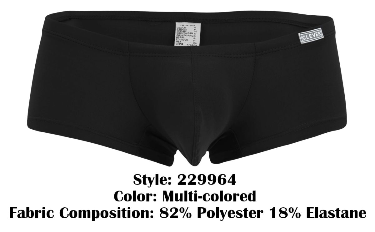 Clever 229964 3PK Australian Latin Trunks Color Multi-colored - DealByEthan.gay loves Clever