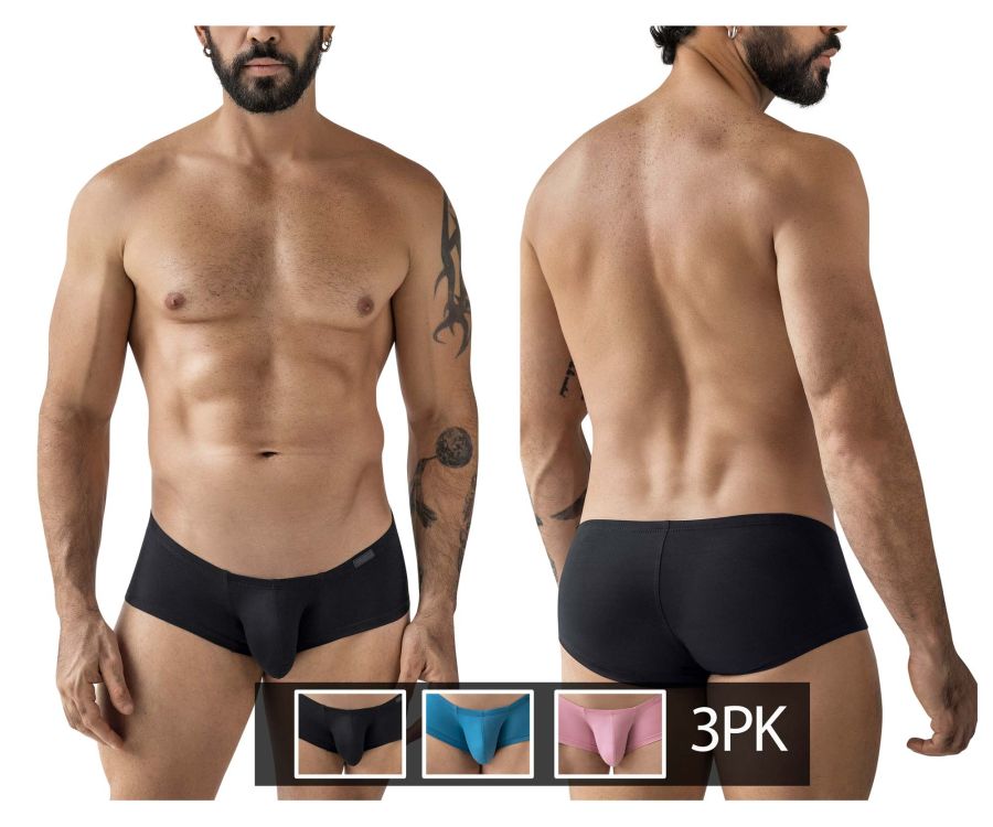 Clever 229965 3PK Australian Latin Trunks Color Multi-colored - DealByEthan.gay loves Clever