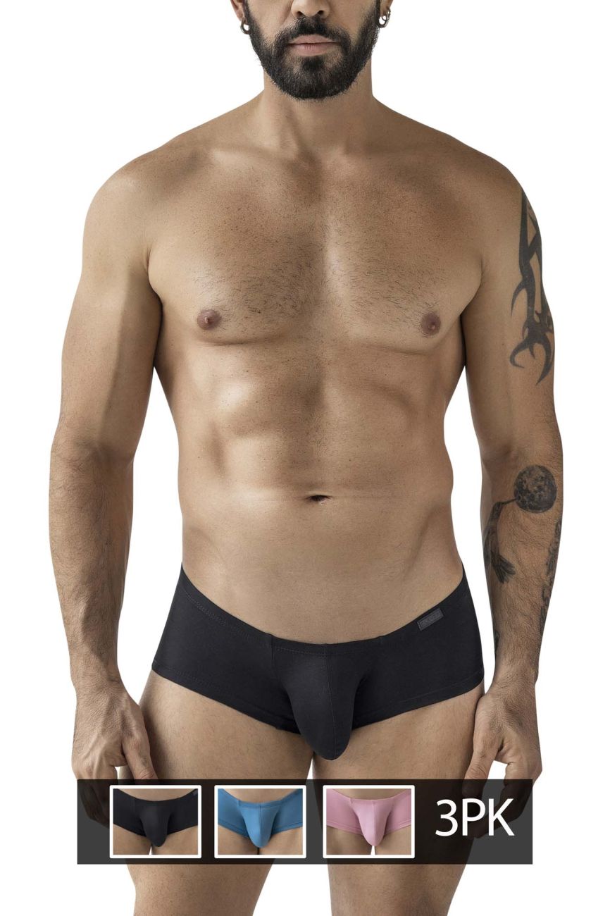 Clever 229965 3PK Australian Latin Trunks Color Multi-colored - DealByEthan.gay loves Clever