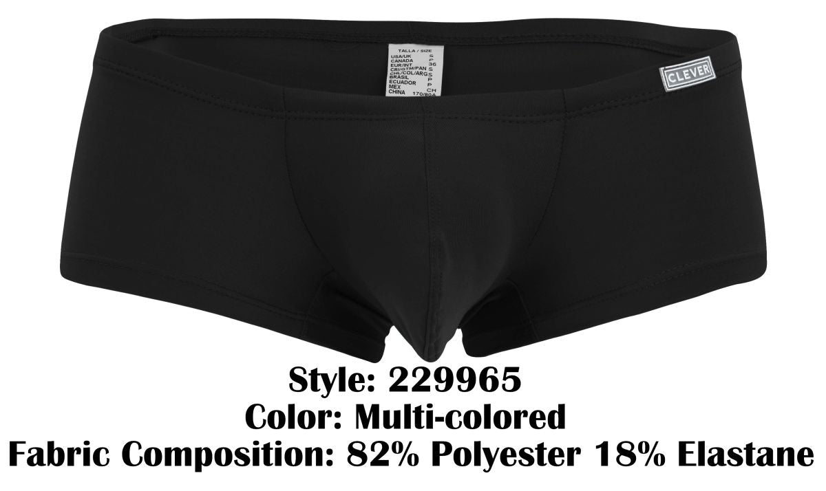 Clever 229965 3PK Australian Latin Trunks Color Multi-colored - DealByEthan.gay loves Clever