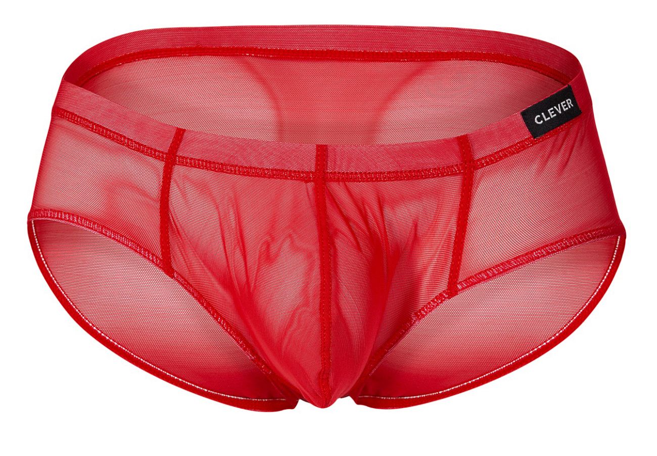 Clever 519962 3er-Pack Australian Latin Briefs Slips Farbe Rot-Schwarz-Traube