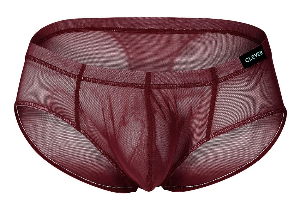 Clever 519962 3er-Pack Australian Latin Briefs Slips Farbe Rot-Schwarz-Traube