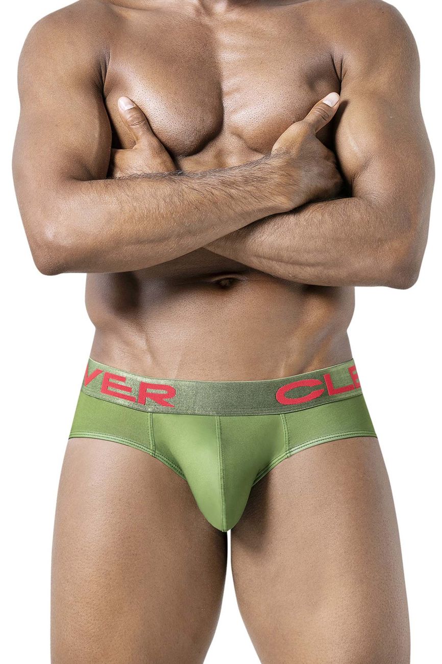 Clever 519968 3PK Australian Latin Briefs Color Beige-Blue-Green - DealByEthan.gay loves Clever