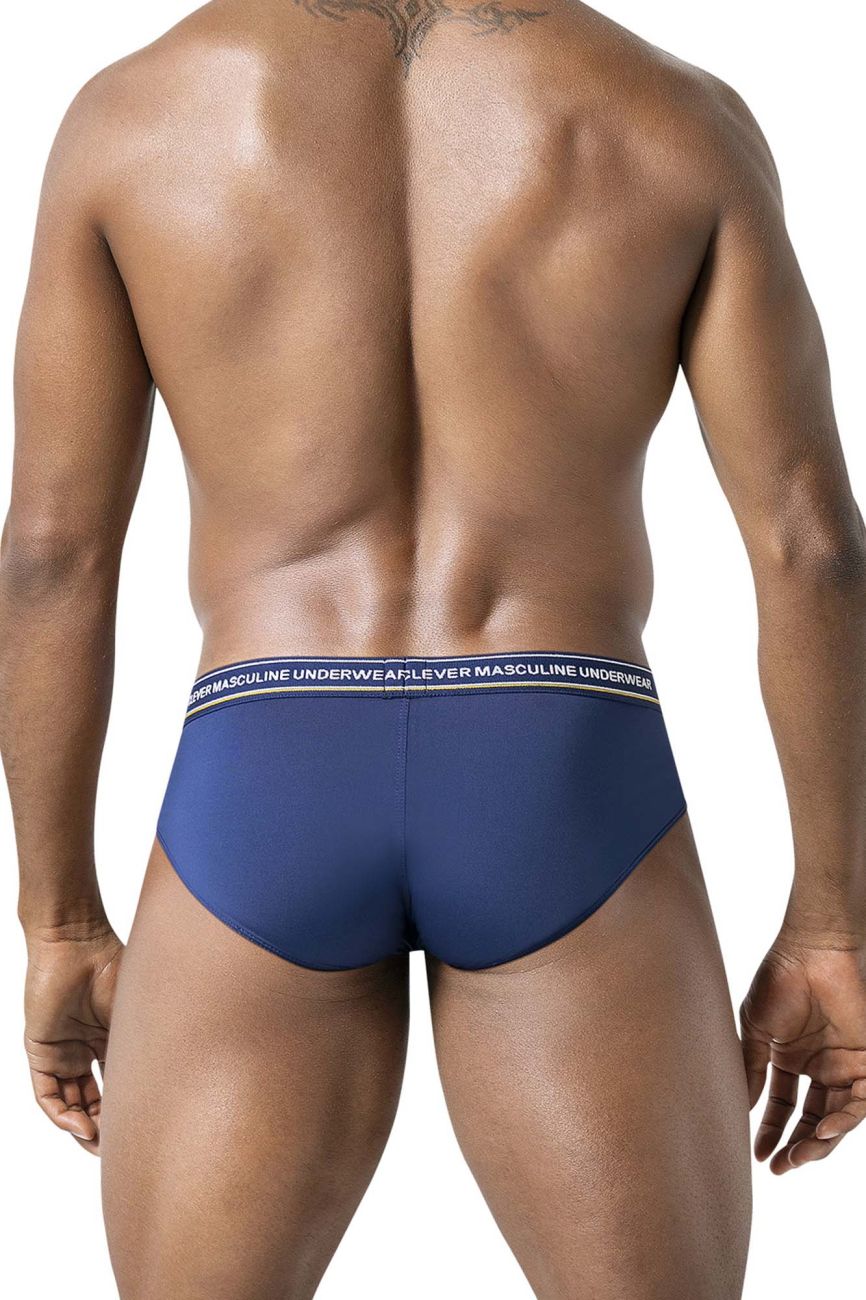 Clever 519969 3PK Australian Latin Briefs Color Blue-Petrol-Green - DealByEthan.gay loves Clever
