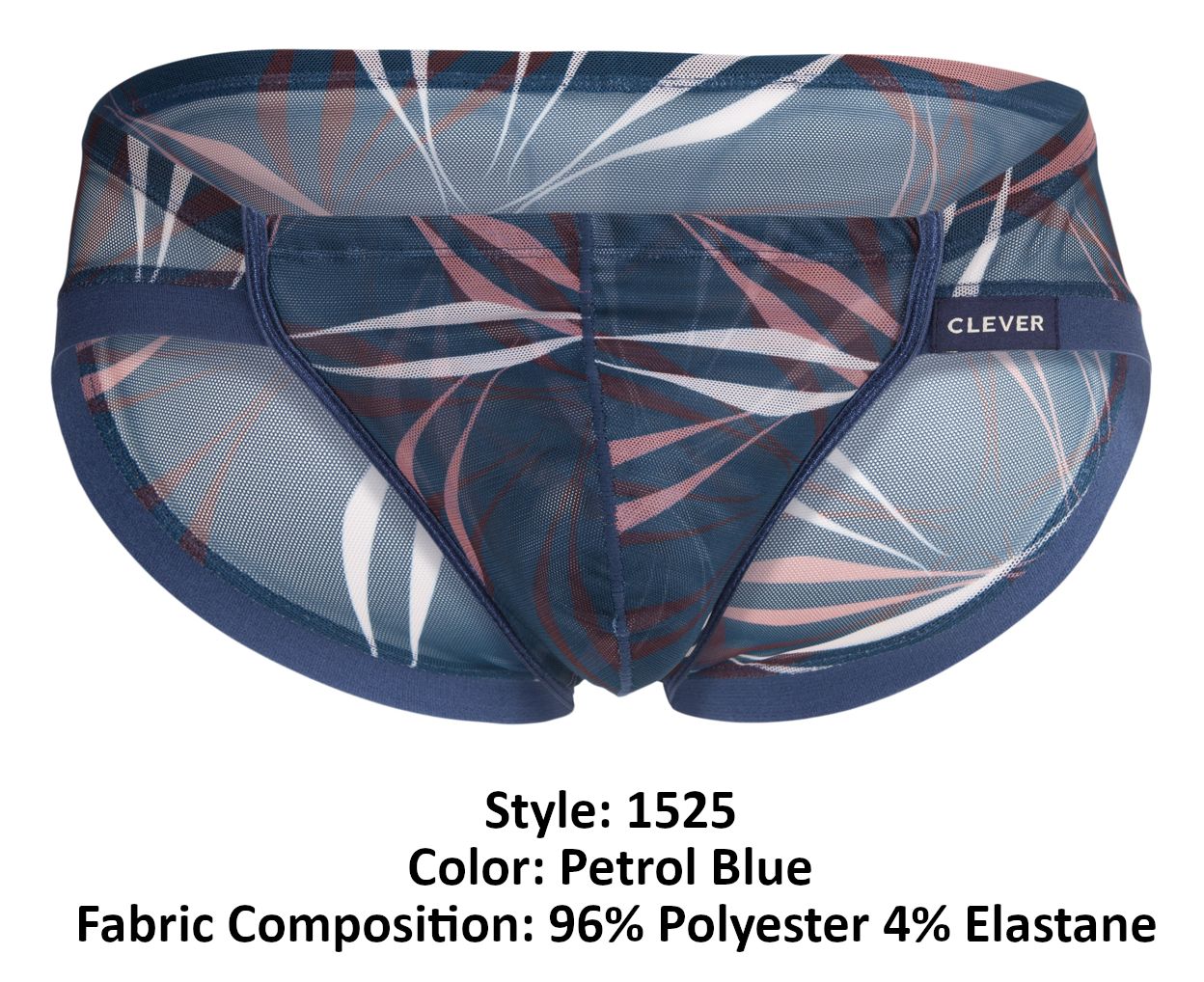 Clever 1525 Continental Briefs Color Petrol Blue