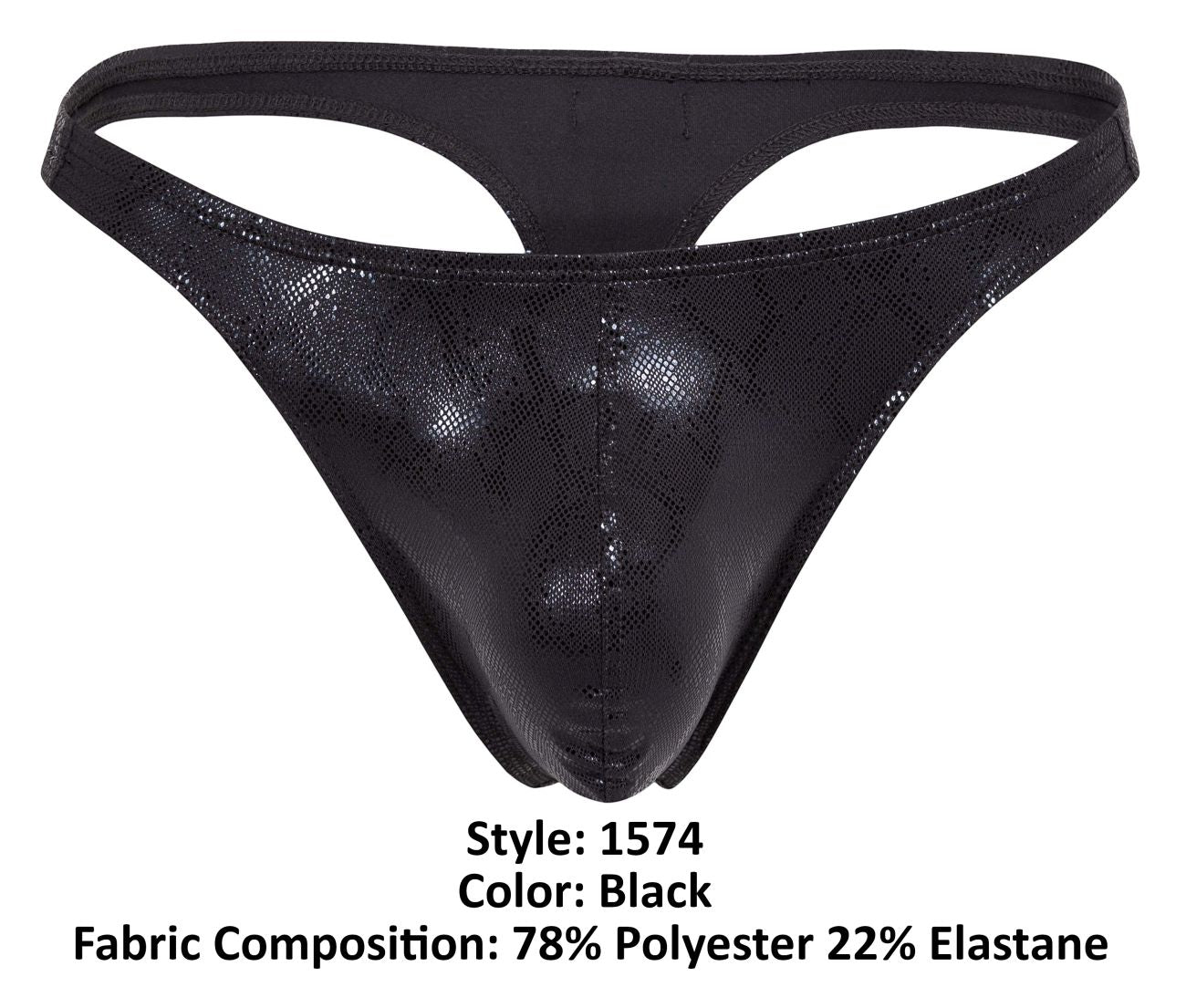 Tanga Clever 1574 Brilliant Color Negro