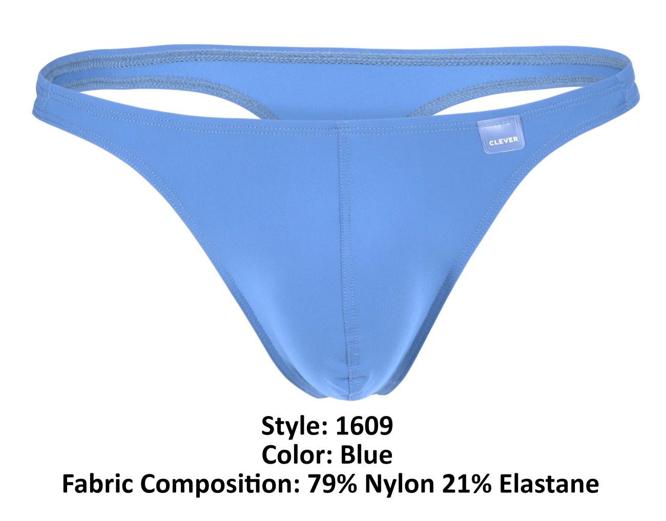 Clever 1609 Beatnik Tangas Farbe Blau