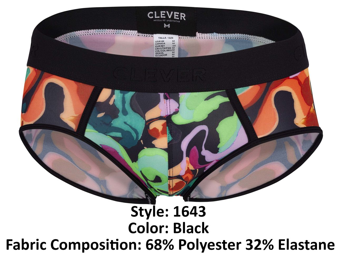 Calzoncillos Clever 1643 Absolute Color Negro