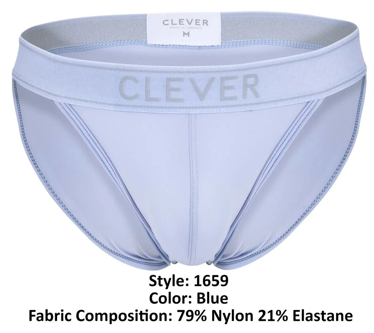 Clever Moda Herren Unterwäsche 1659 Imagination Bikini Farbe Blau