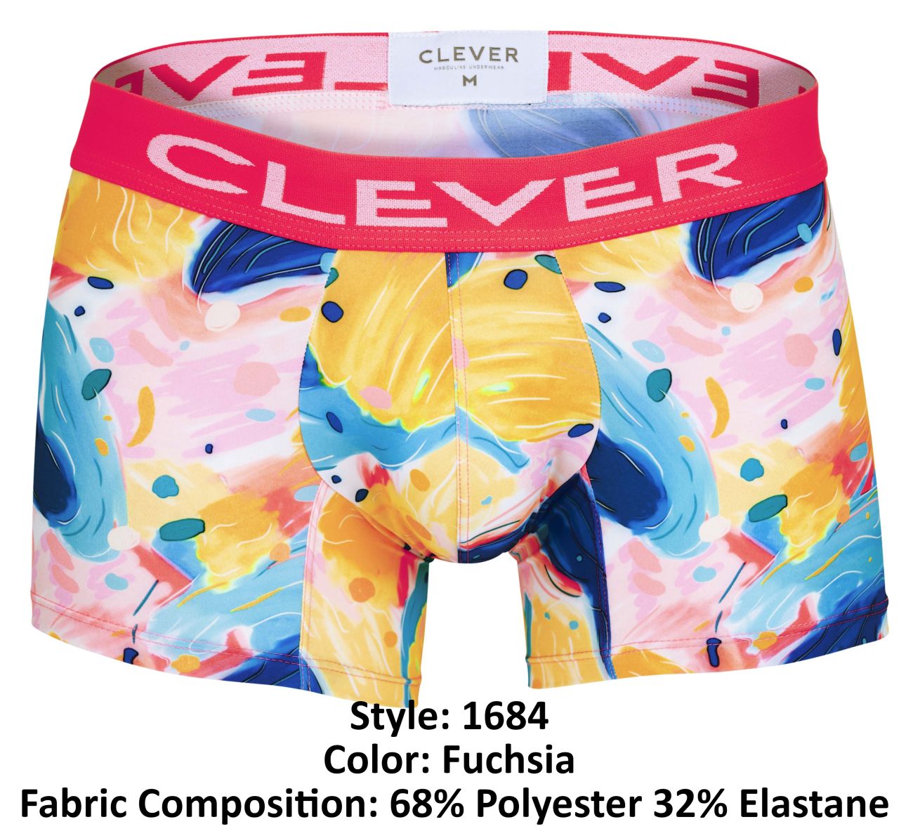 Clever 1684 Lienzo Trunks Farbe Fuchsia