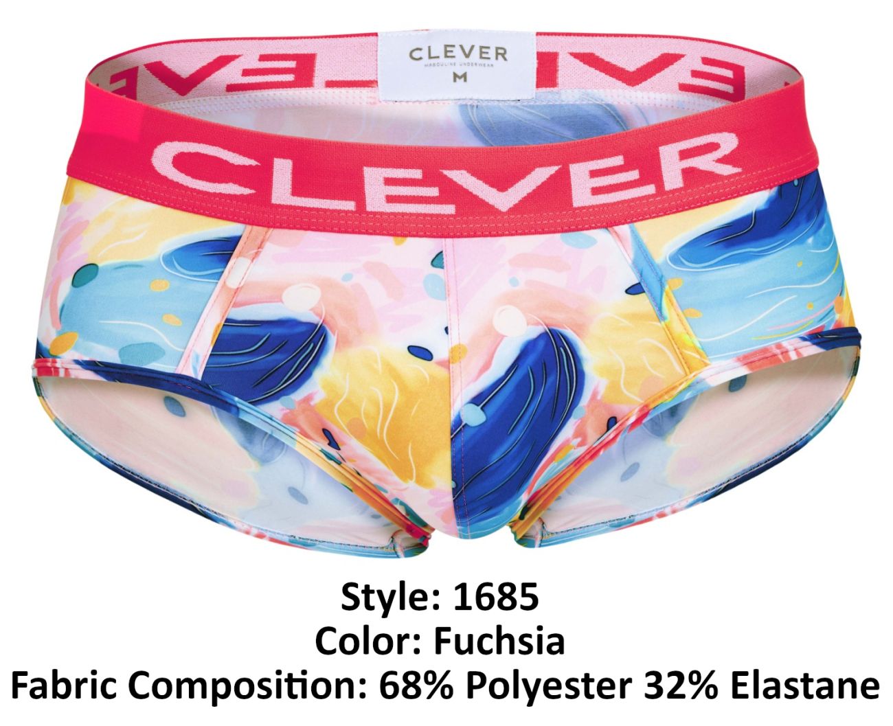 Clever 1685 Lienzo Slip Farbe Fuchsia