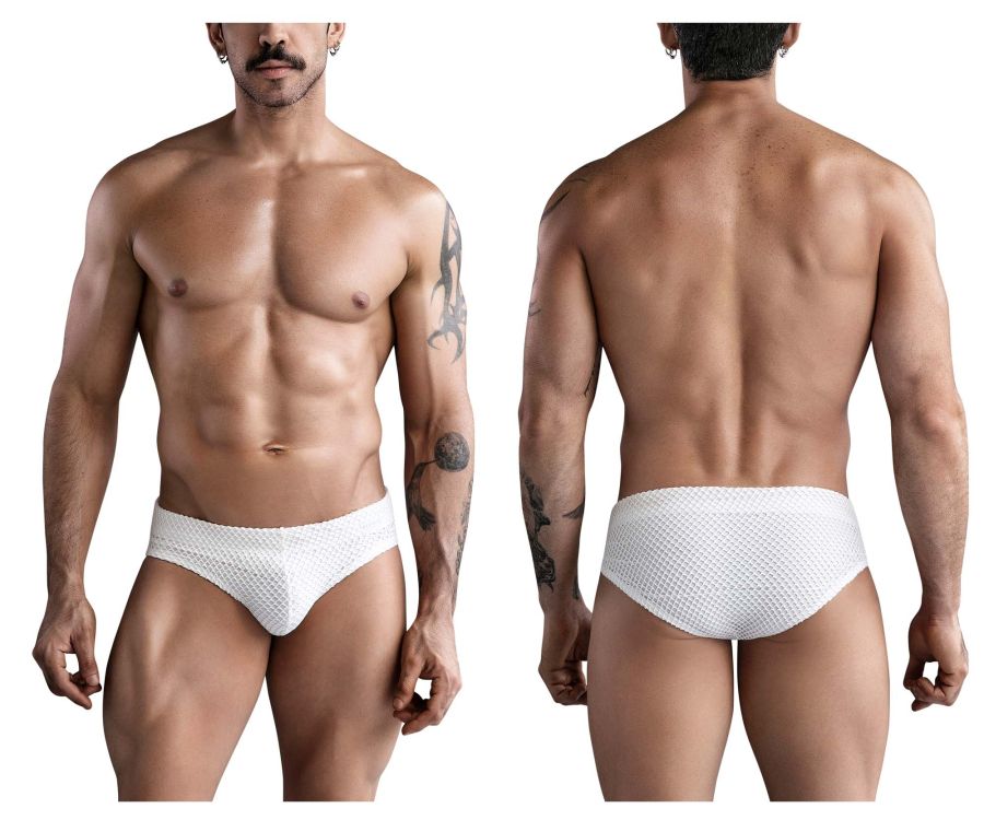 Clever 1743 Island Swim Briefs Color White