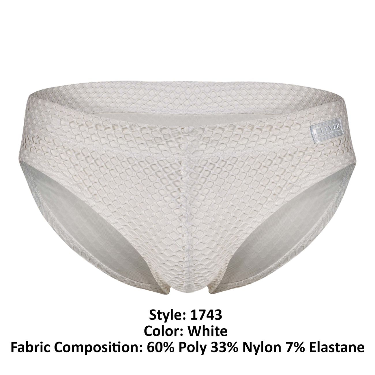 Clever 1743 Island Swim Briefs Color White